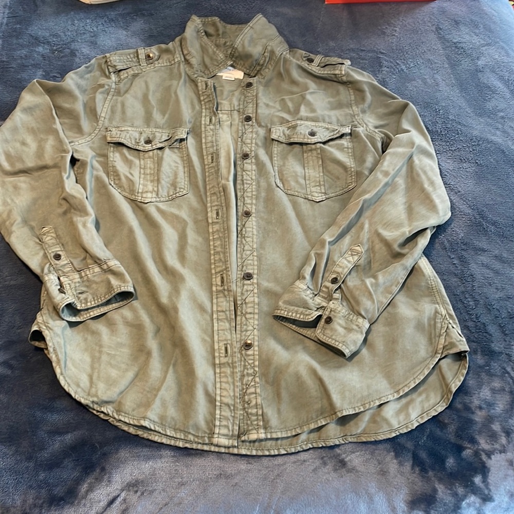 Never Worn Army Green Shirt